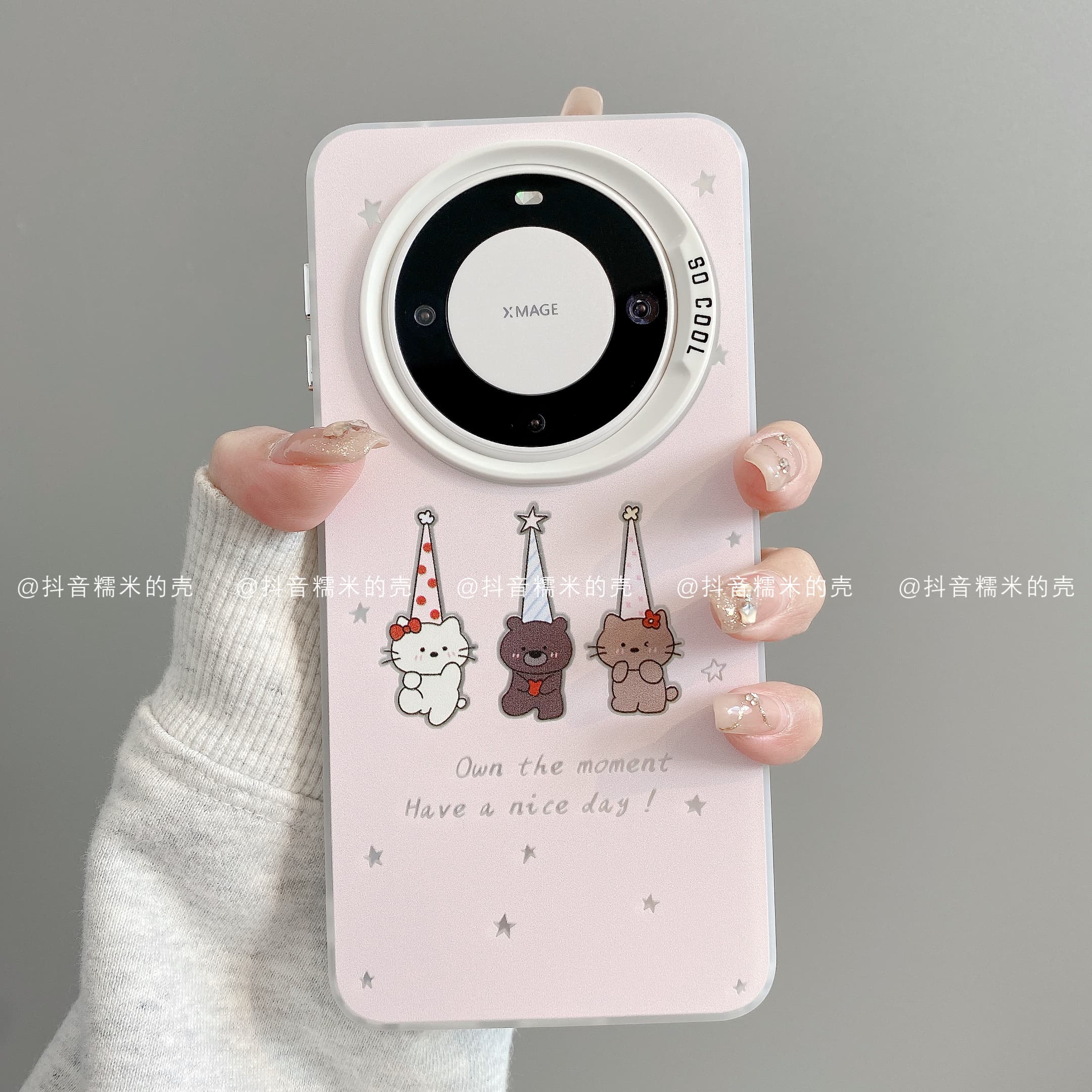 磨砂彩银适用华为mate70pro/60/50/40苹果16pro小米潮手机壳猫猫