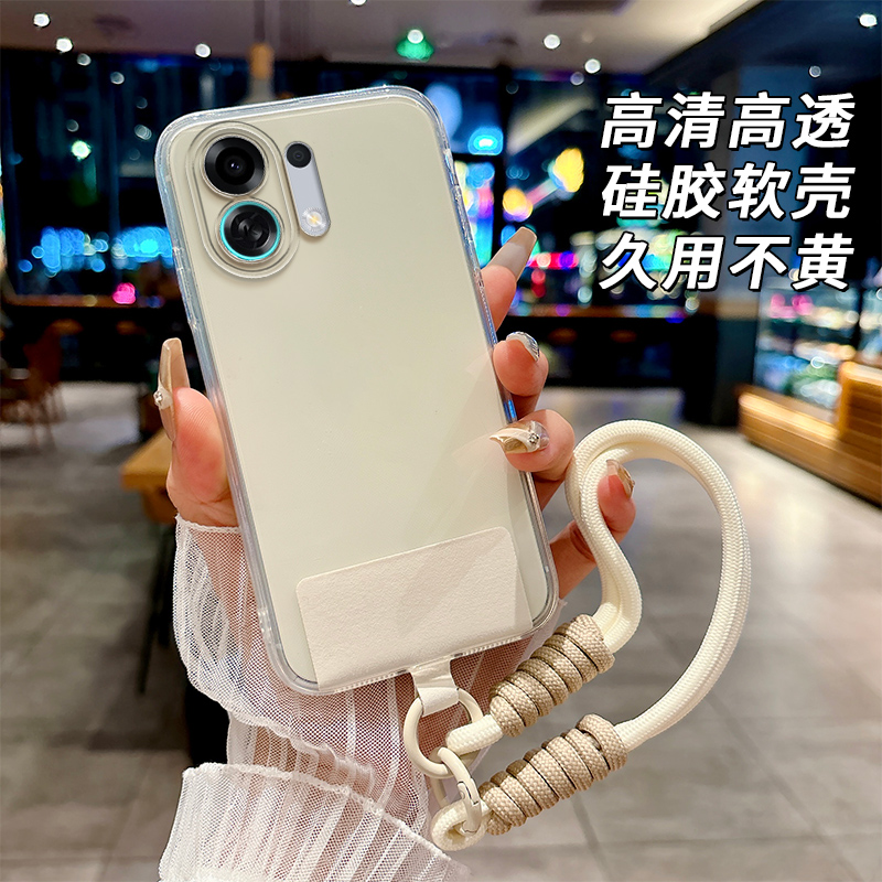 全透明软硅胶oppoK13turbo手机壳PLM110精孔不发黄简约大气防摔女