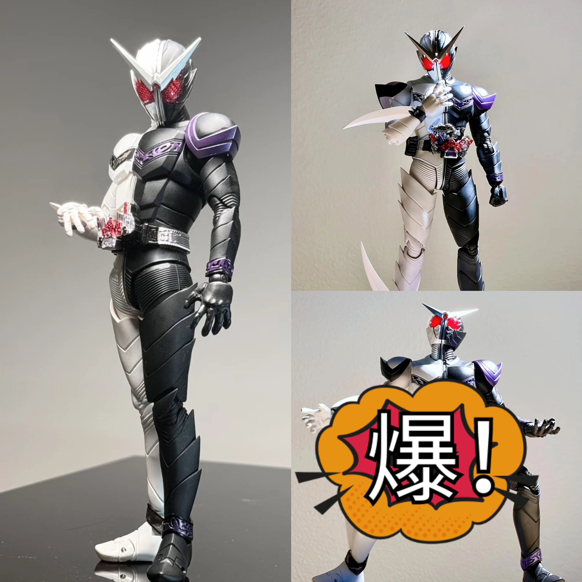 SHF假面骑士W獠牙真骨雕关节超可动模型手办创骑空我周边玩具