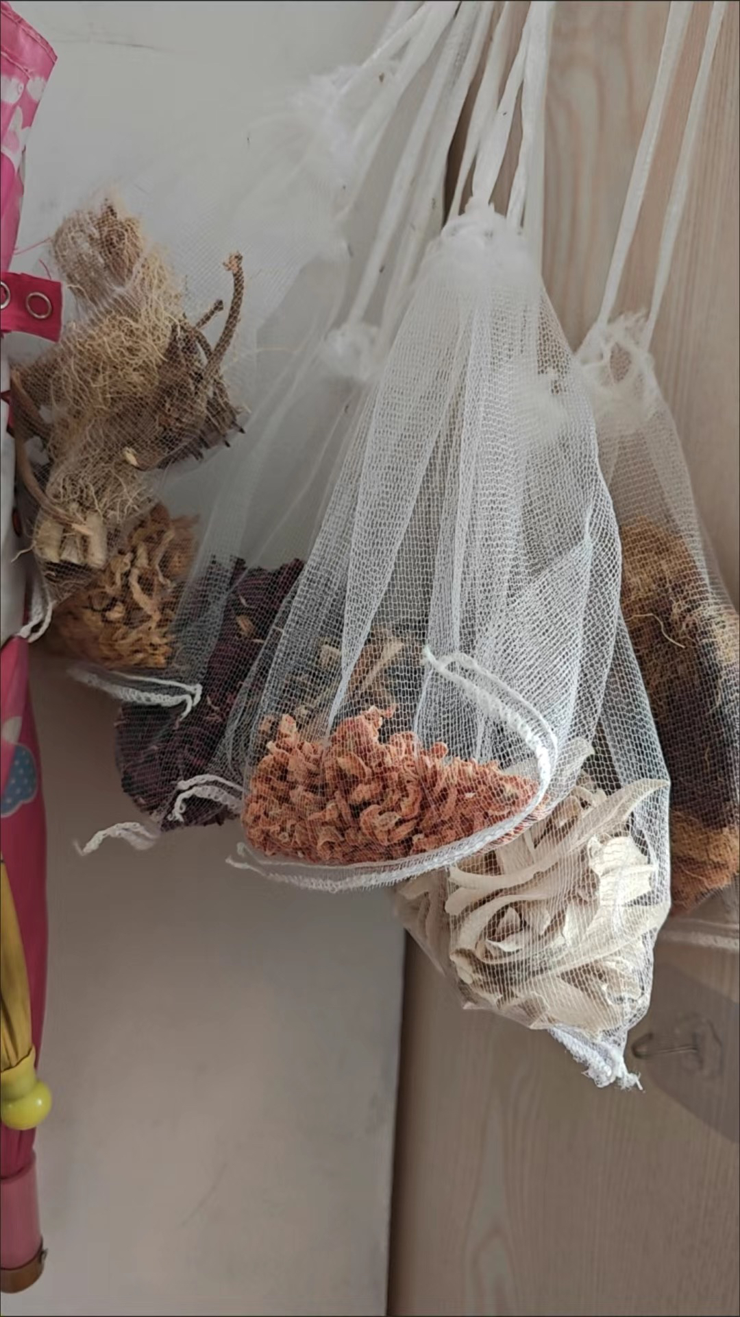 晒红薯干豆角萝卜丝干蘑菇等干菜干辣椒腊肉火腿透气纱网袋晒鱼干