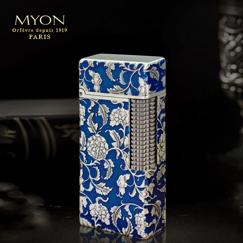 MYON勉牌M8富贵牡丹一机一码勉牌煤油打火机