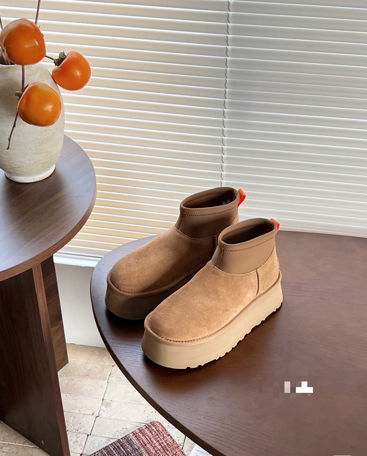 2025桑坡高品质短筒《迪普靴》皮毛一体雪地靴时尚保暖舒服