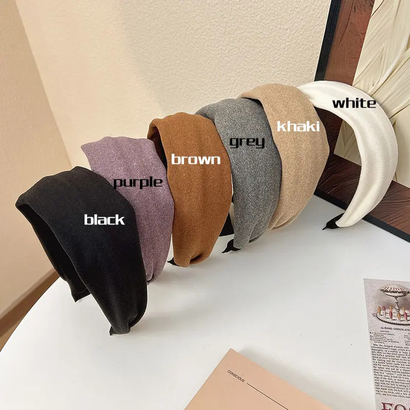 法式网红发箍发卡宽边复古春夏头饰百搭高级纯色头洗脸发饰时尚