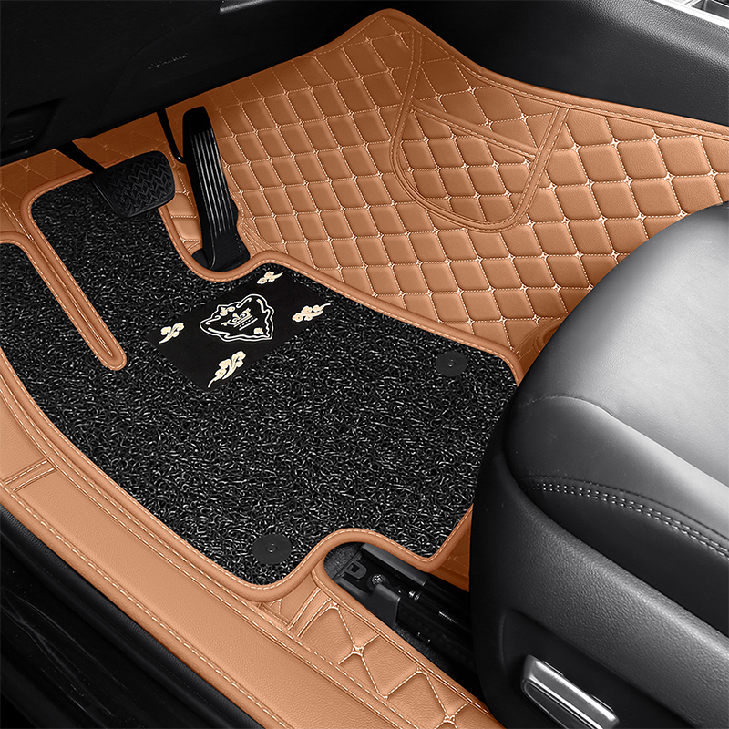 适用于丰田RAV4荣放脚垫全包围2024款rav4汽车改装饰双层丝圈车垫