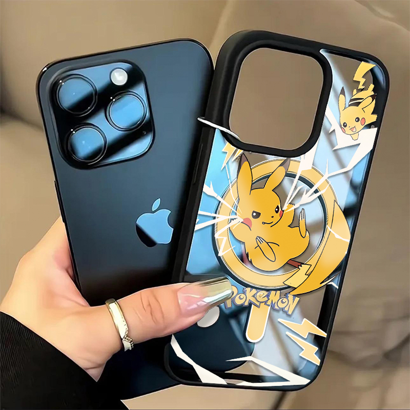 奥菲顿潮酷皮卡丘适用iPhone16/15promax苹果磁吸手机壳14/13套12