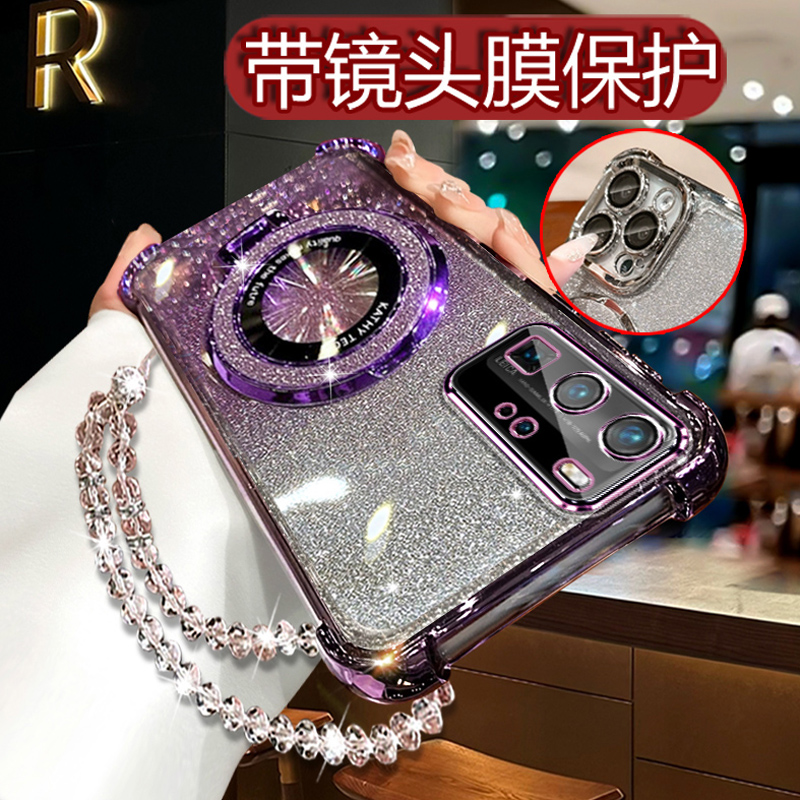 适用华为P40Pro手机壳女时尚b40pro硅胶四角防摔ELS-AN00软壳TN00