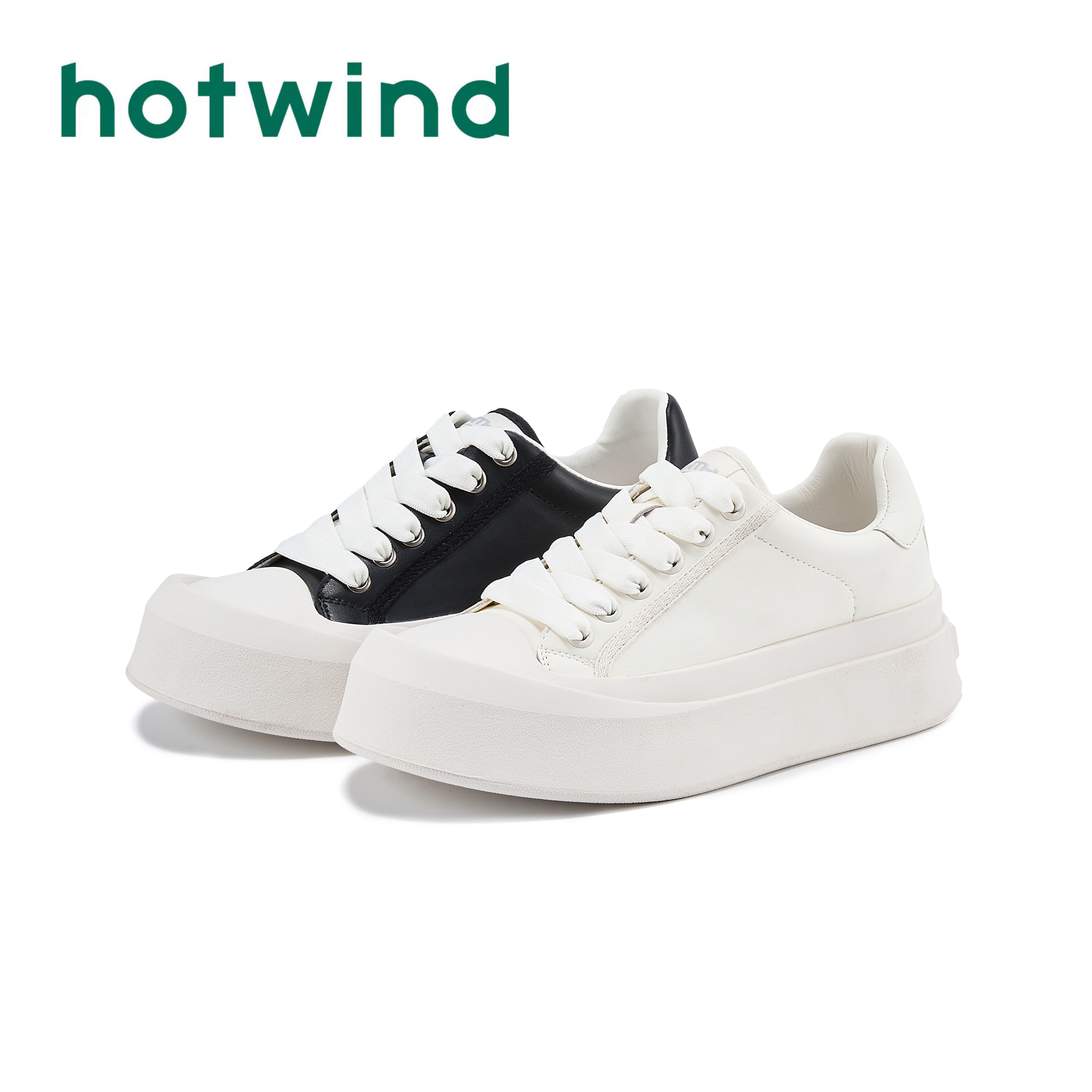 Hotwind/热风2025透气板鞋秋季新款时尚休闲鞋简约百搭潮流鞋