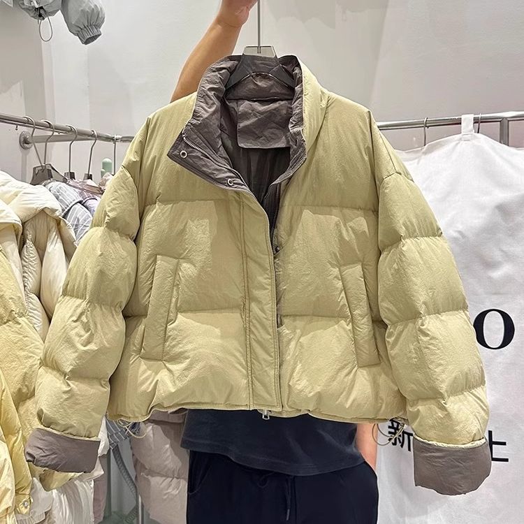 高级感短款立领棉服外套女2025冬季新款今年流行时尚保暖棉袄棉衣