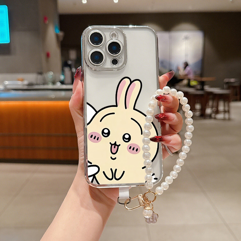 【苹果】乌萨奇图案适用苹果系列iphone16/15/14手机壳手链全包防摔