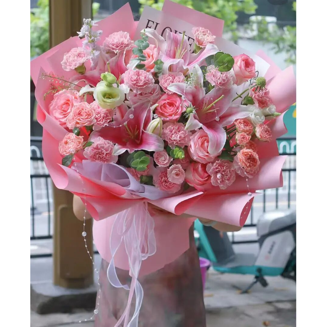 【送长辈】玫瑰康乃馨老婆长辈妈妈外婆生日节日同城花店下单速递