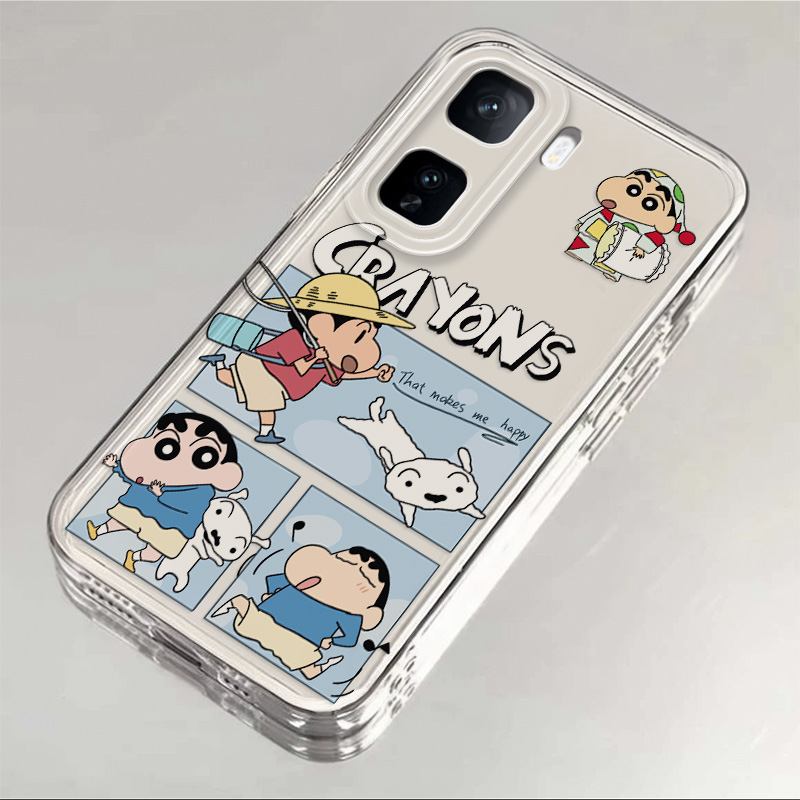 vivoIQOONeo10Pro+适用手机壳蜡笔小新秋游卡通透明全包软硅胶防