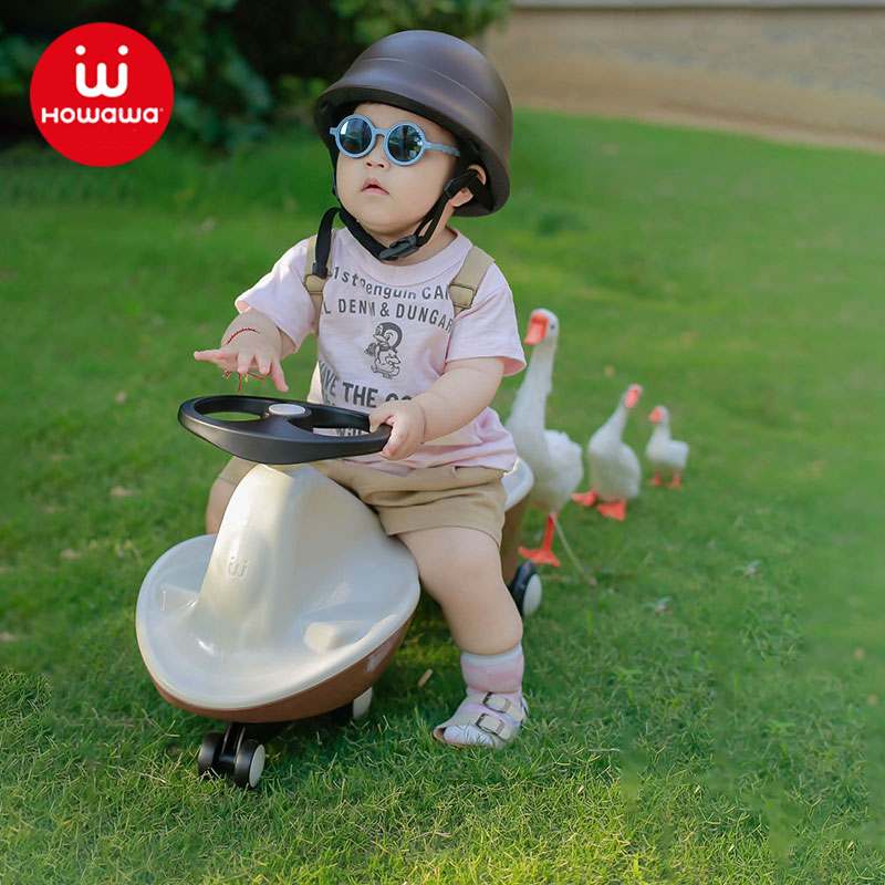 howawa好娃娃扭扭车儿童溜溜车一周岁2男宝宝1-3岁滑婴儿女花生车