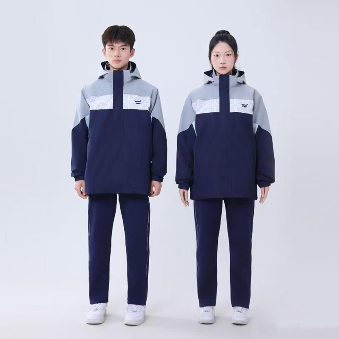 【嘉诺校服】吉安中小学冬季冲锋衣校服统一款