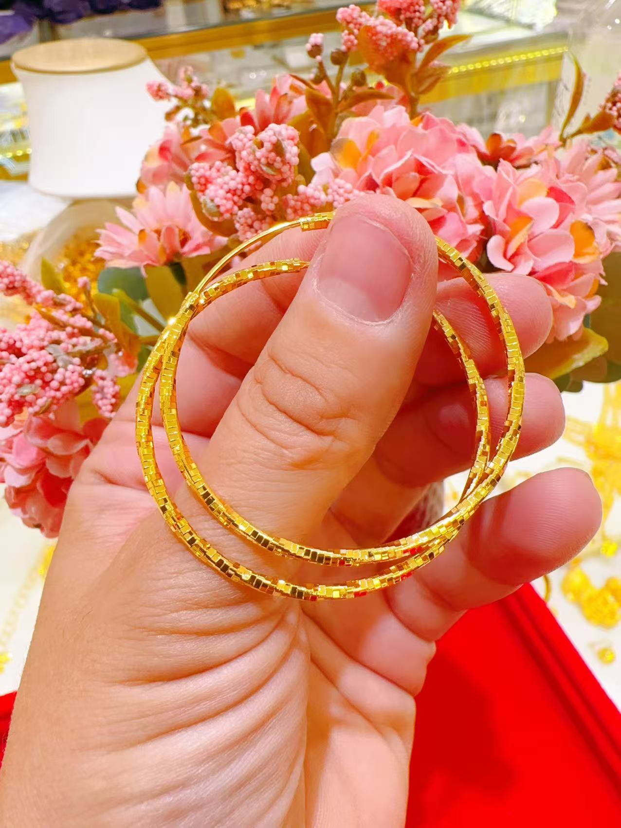 合金耳饰 0.15g  耳环 【2】سېھران مىس قاپىلىما ئالتۇنلىرى