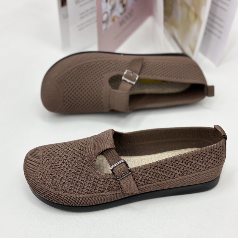 老北京布鞋时尚休闲平底圆头轻便舒适妈妈鞋2025春新款中老年单鞋