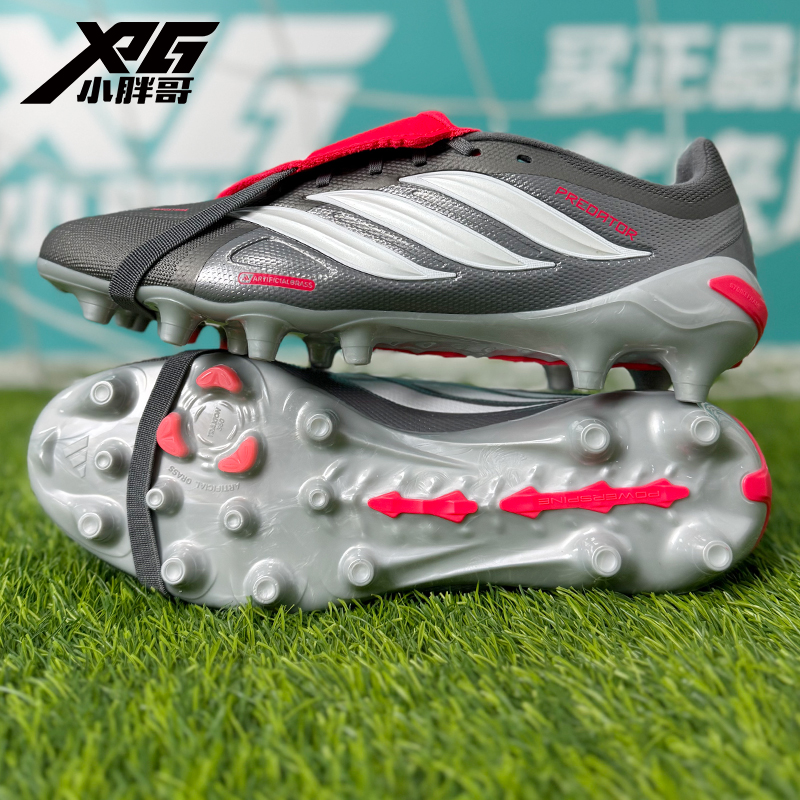 小胖哥XPG阿迪达斯大鞋舌猎鹰26中端AG人草成人足球鞋男KI6294