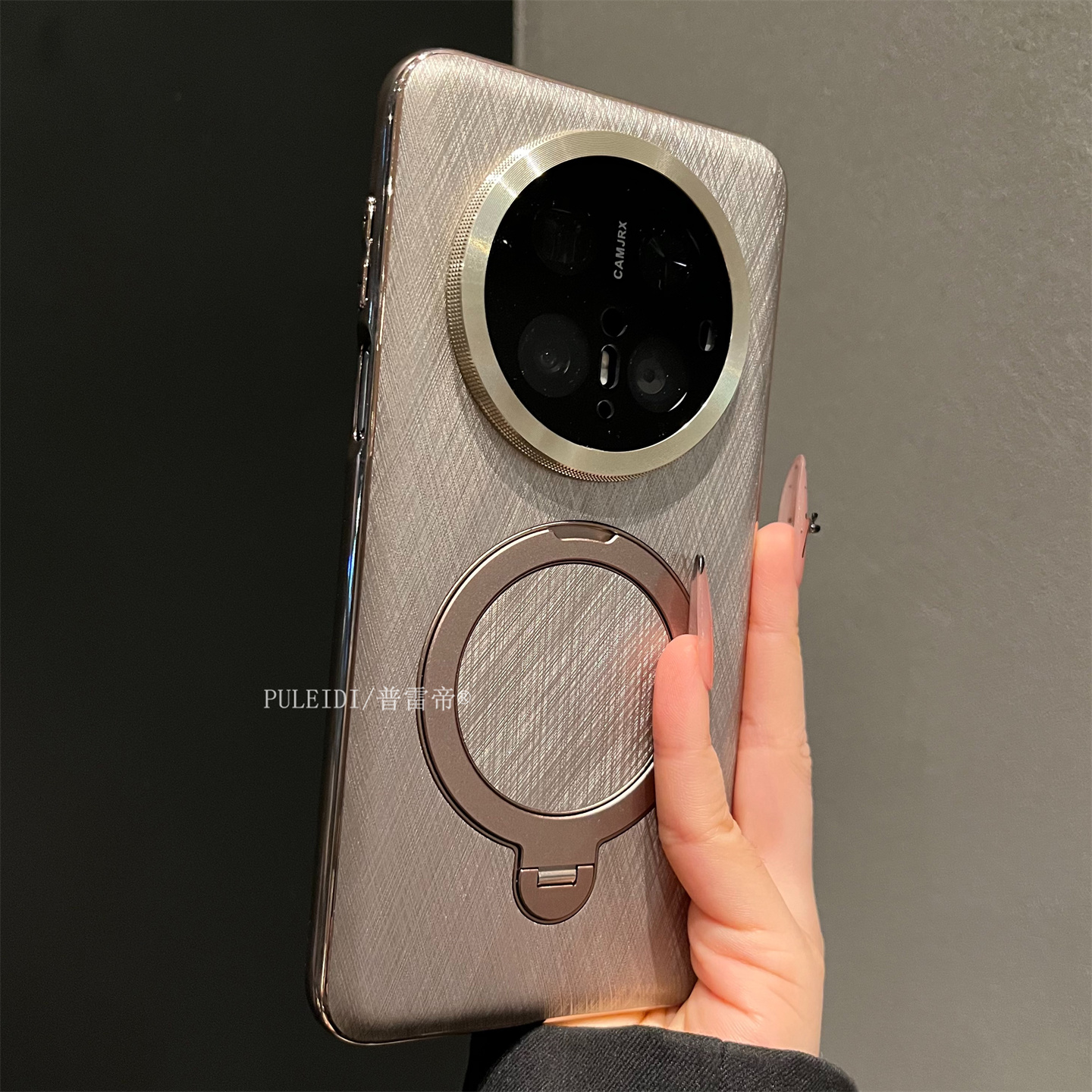 国风金丝银锦适用华为mate70pro+手机壳磁吸旋转支架mate60pro