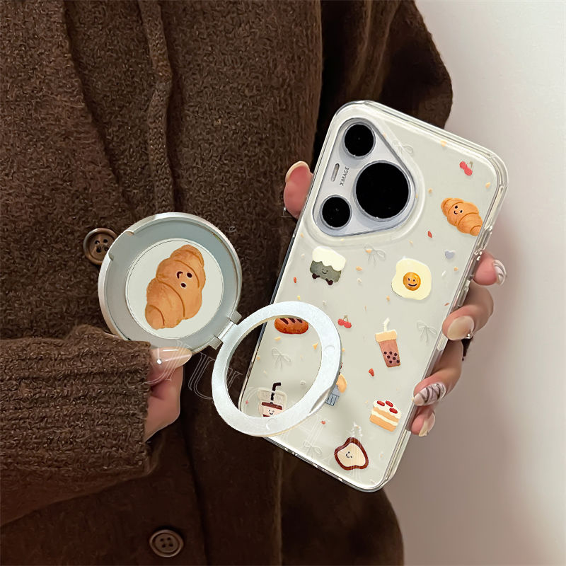 蛋糕下午茶适用苹果16plus手机壳高颜值小众华为nova13荣耀女OPPO