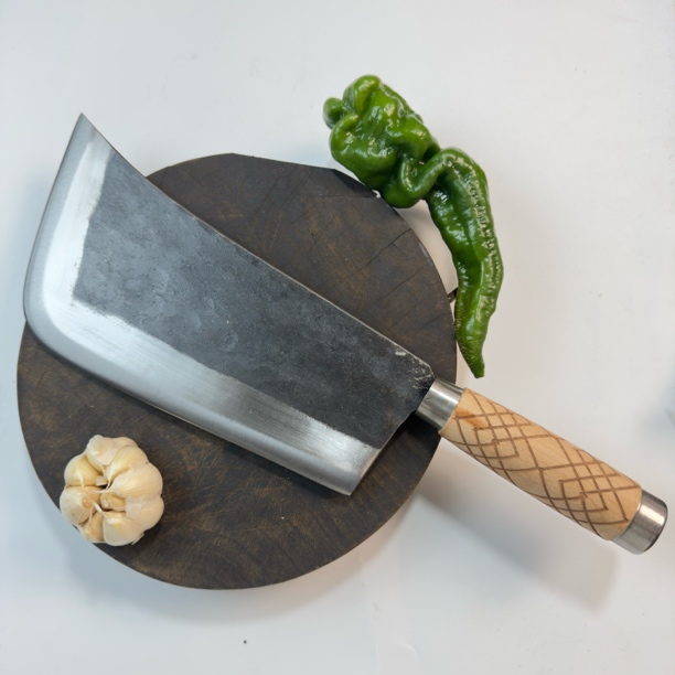 五金工具炮弹钢纯手工锻打斩骨屠夫专用修边机