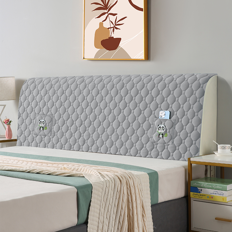 清爽透气全包弹力床头罩通用卧室床头套床头防尘夹棉床头套罩网红