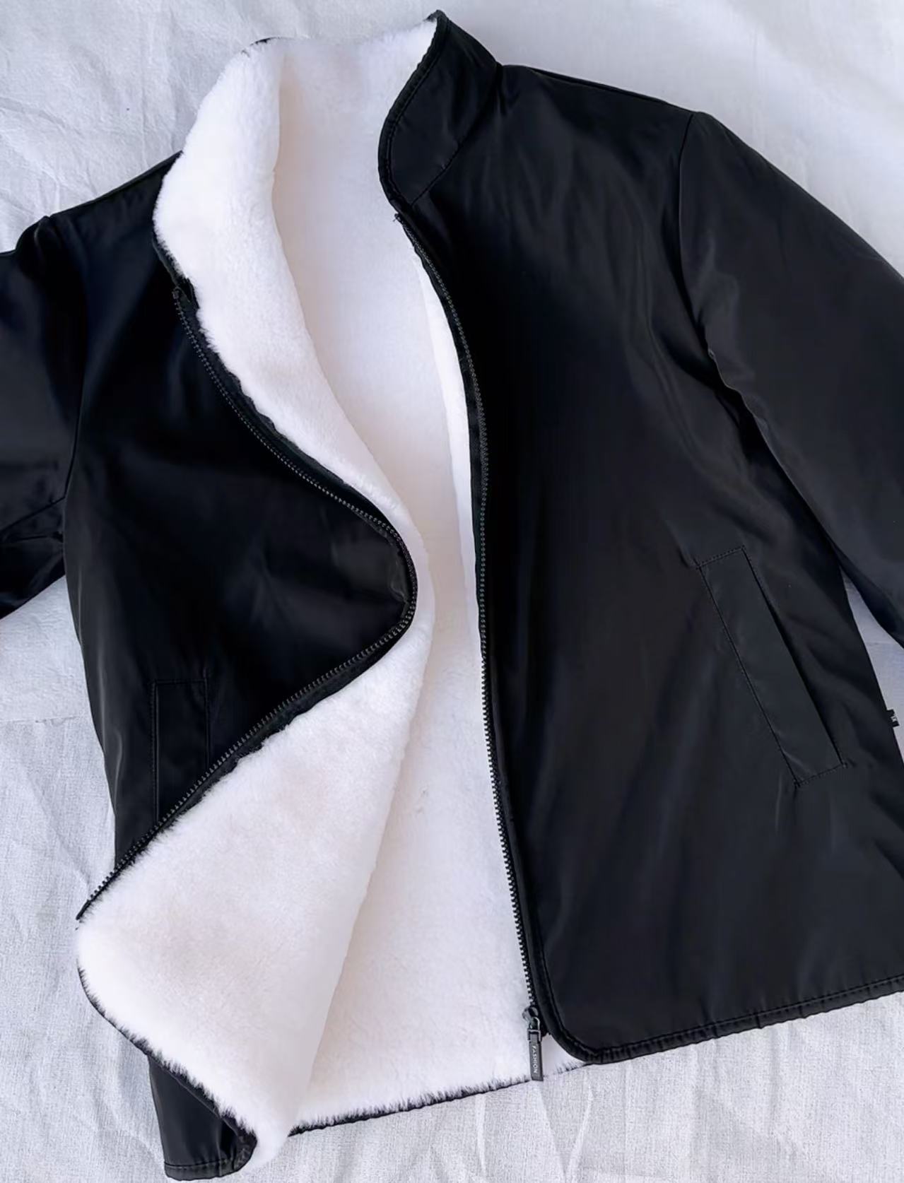 羊皮袄男皮毛一体中老年羊羔毛真皮上衣羊毛内胆单穿加厚防风棉袄