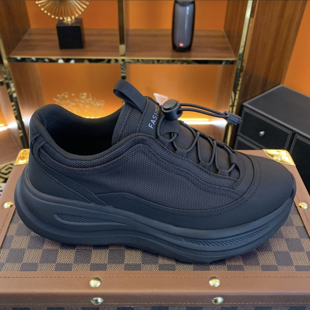 圆头低帮薄款时尚休闲鞋男士跑鞋透气