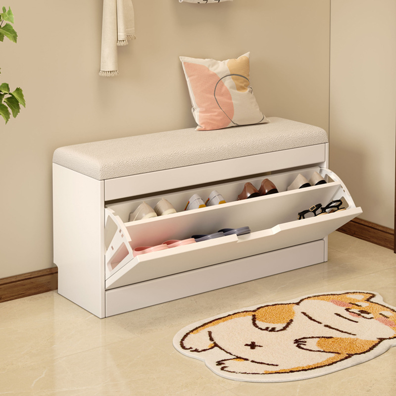 换鞋凳实木款入户翻斗鞋柜门口简约穿鞋凳可坐一体入门小凳子收纳