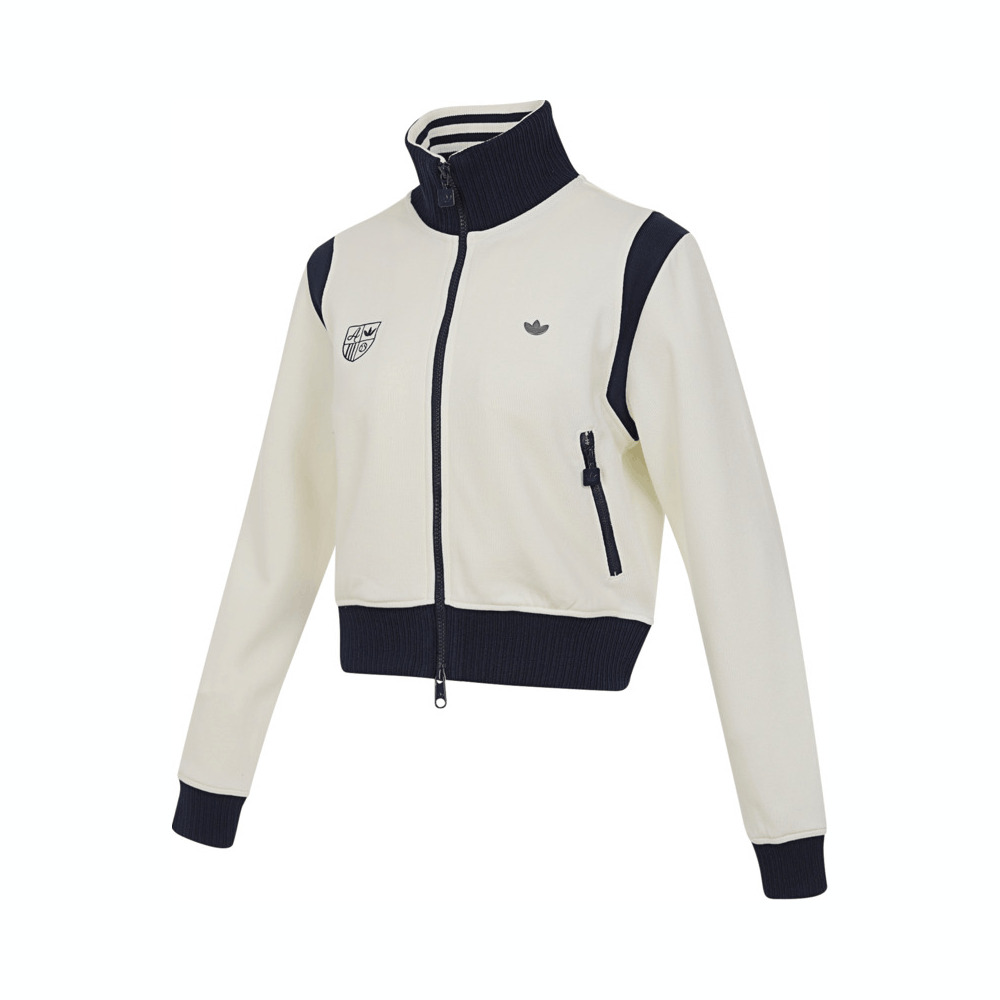 adidas阿迪达斯【双旦礼】三叶草春季新小立领流光风外套JM8022