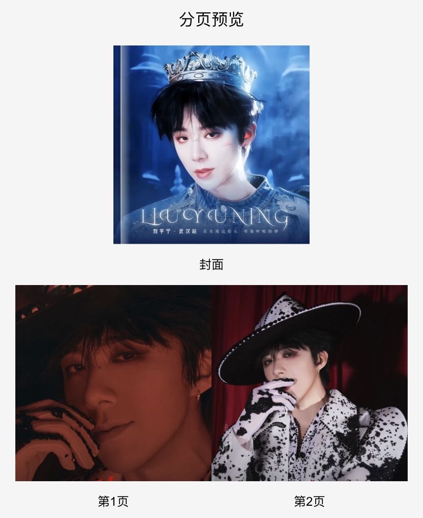 刘宇宁写真纪念册