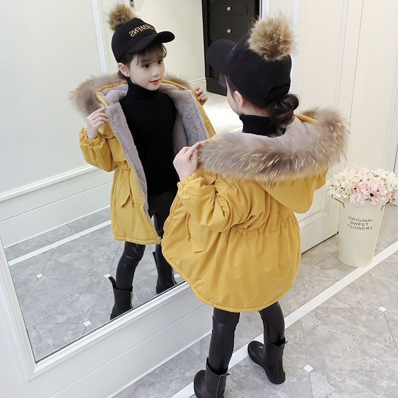 棉服小女孩面包新品2025棉衣冬装中大童棉袄宝宝洋气外套女童