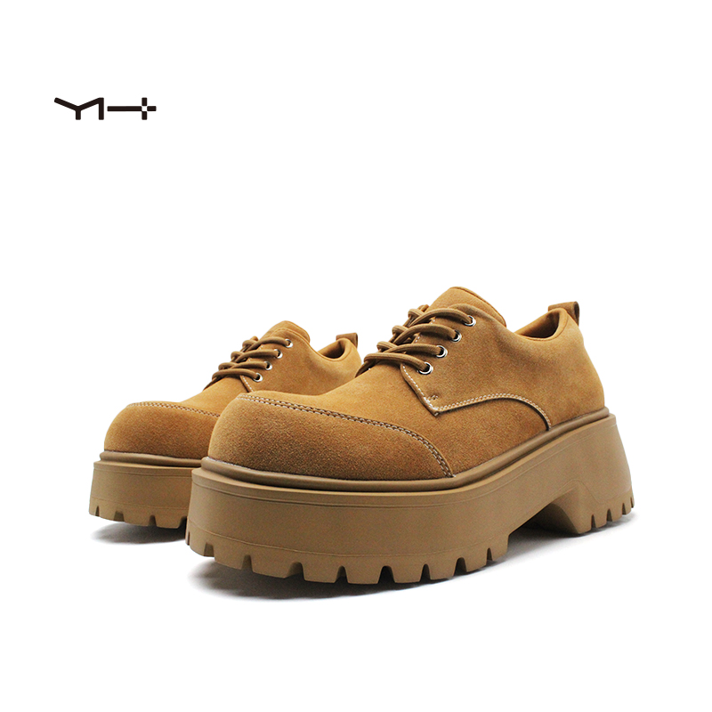 7公分厚底增高时尚百搭休闲大头德比鞋低帮休闲鞋休闲皮鞋251523