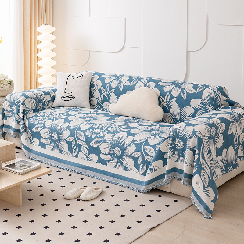 温莎四季通用雪尼尔沙发盖布巾2025款防滑沙发套罩