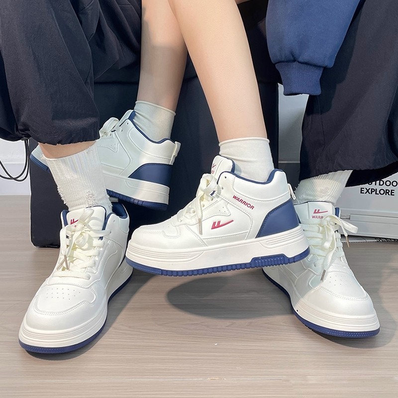 回力高帮情侣板鞋男女同款2025秋季新款厚底学生休闲运动鞋男爆款