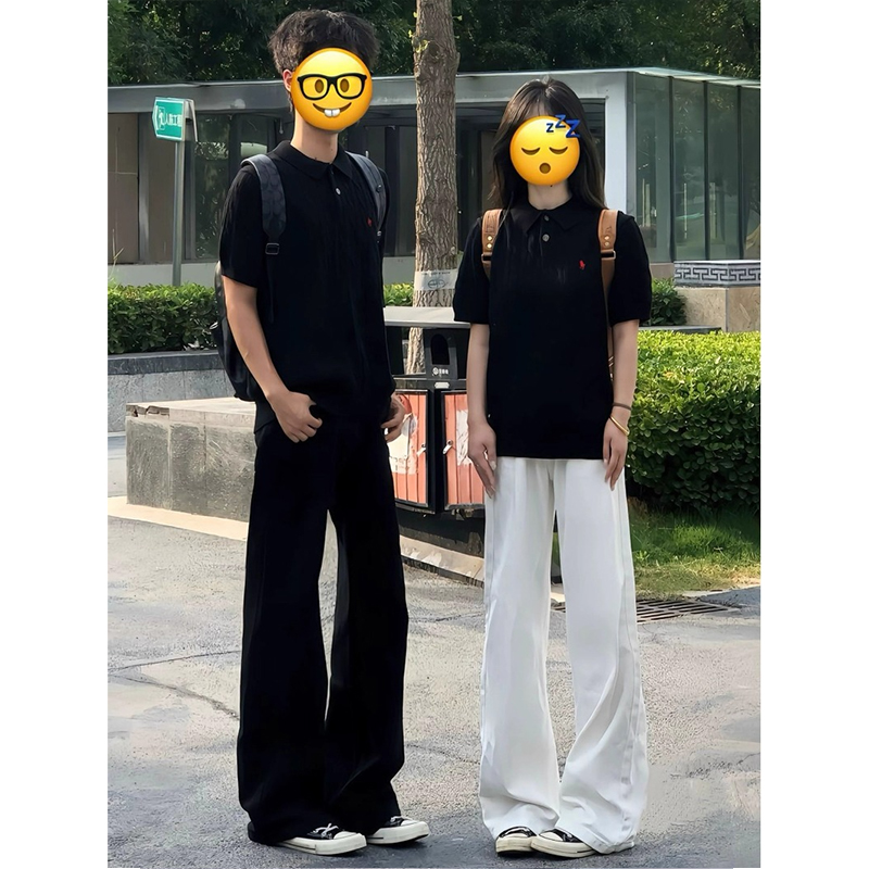 黑色微喇牛仔裤男款潮牌cleanfit高街情侣裤子美式窄版提档直筒裤