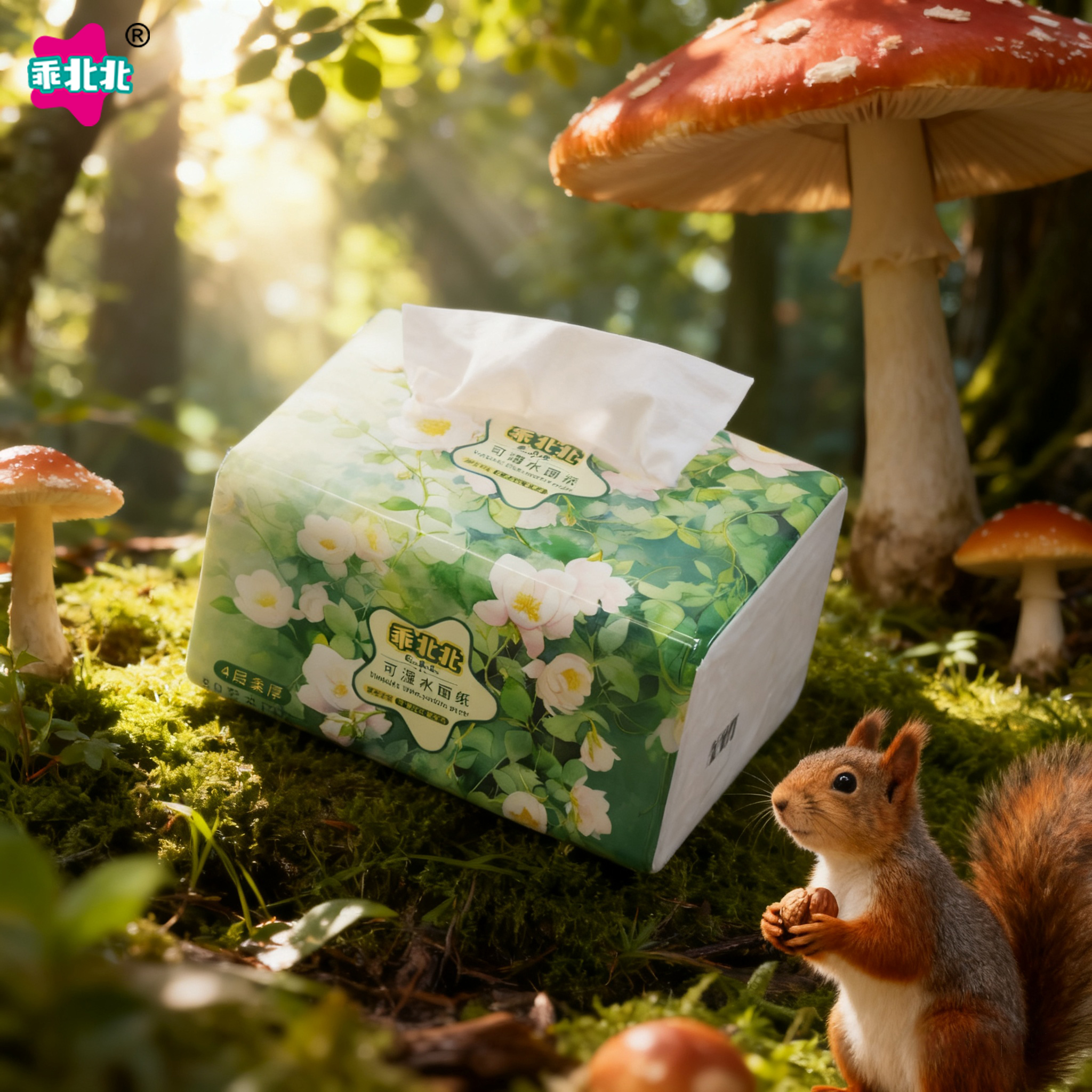 乖北北【32包】抽纸整箱柔软纸巾家用餐巾纸擦手抽取式卫生纸面巾纸