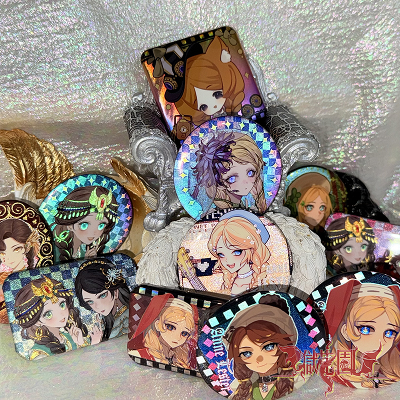 第五玩具商清洁翼专链厚底双闪徽章