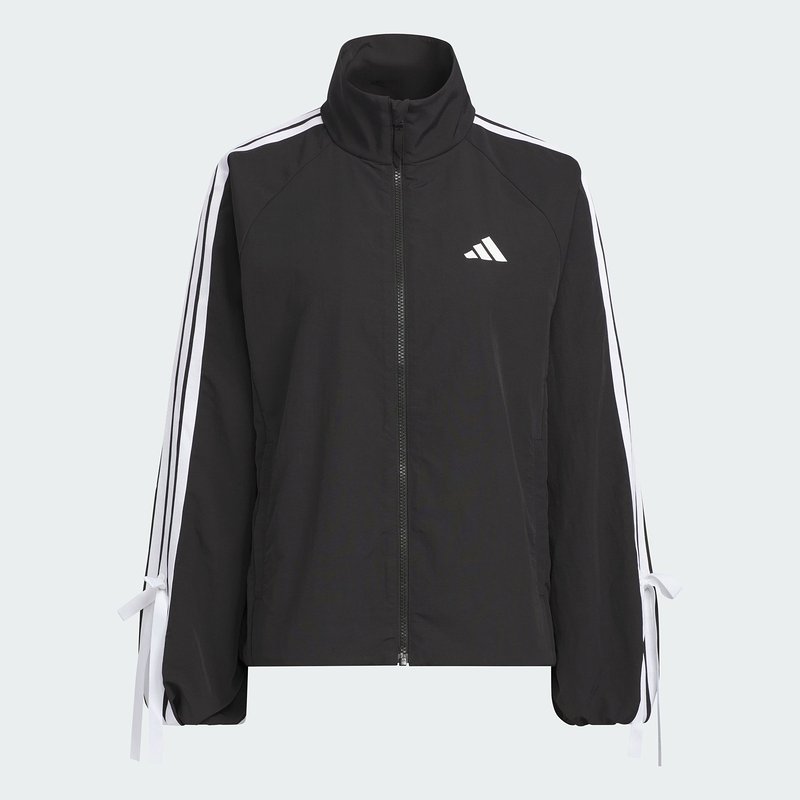 阿迪（adidas）女子三条纹舞动系列拒水运动休闲夹克外套KT5003