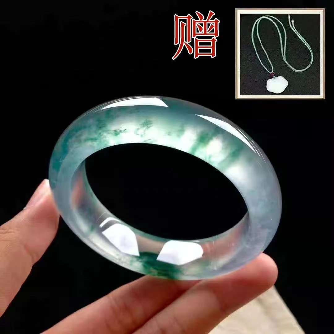 正品爆款冰透高档飘花正圈女款精美时尚女款手镯