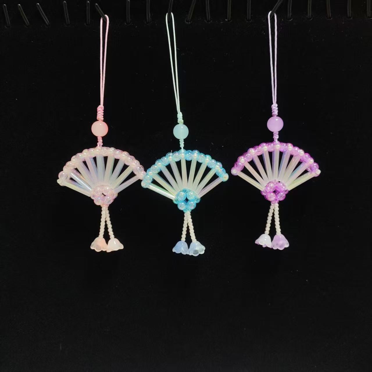 扇子  挂件   DIY材料包