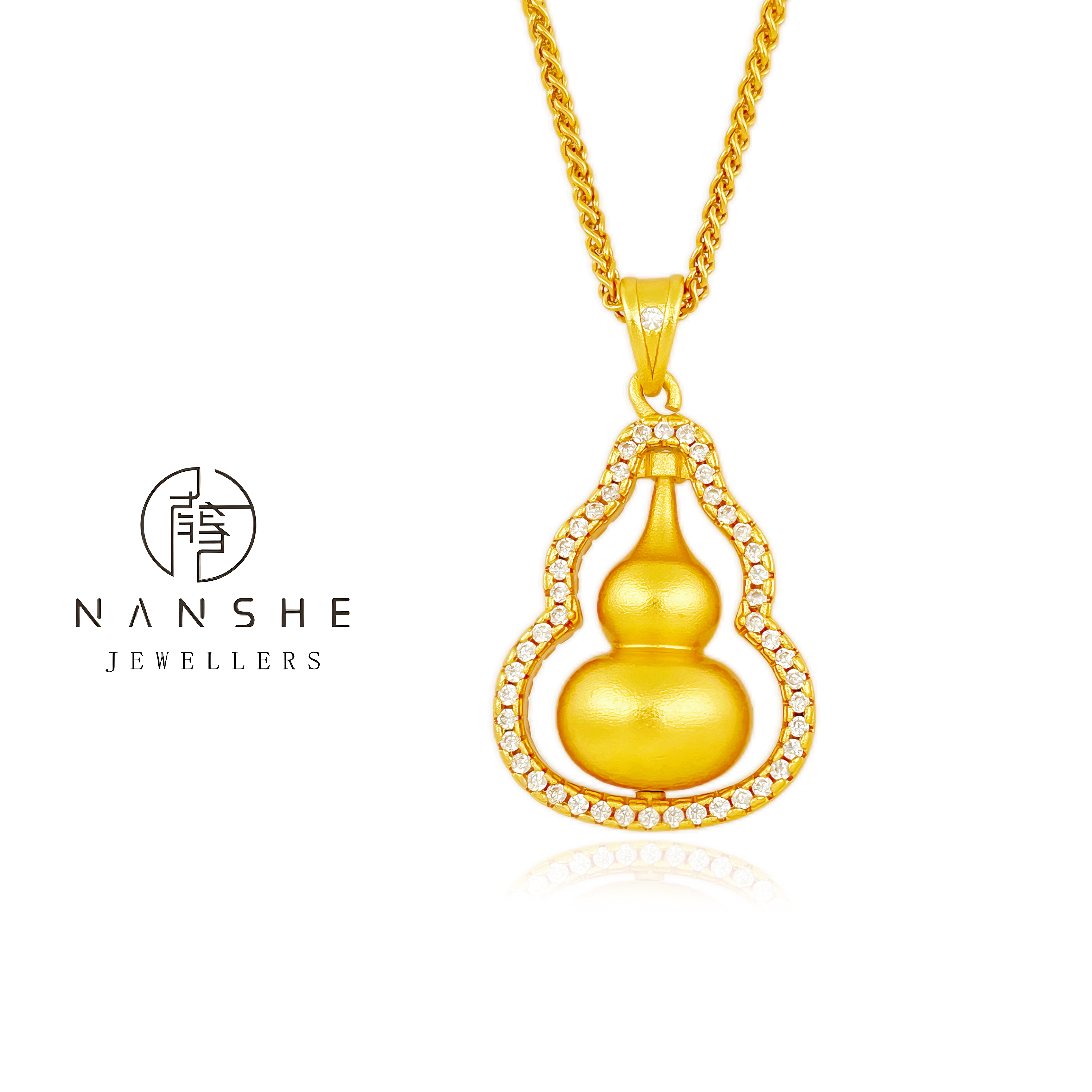 NANSHE/南奢 葫芦项链气质坠链古法国风 L470
