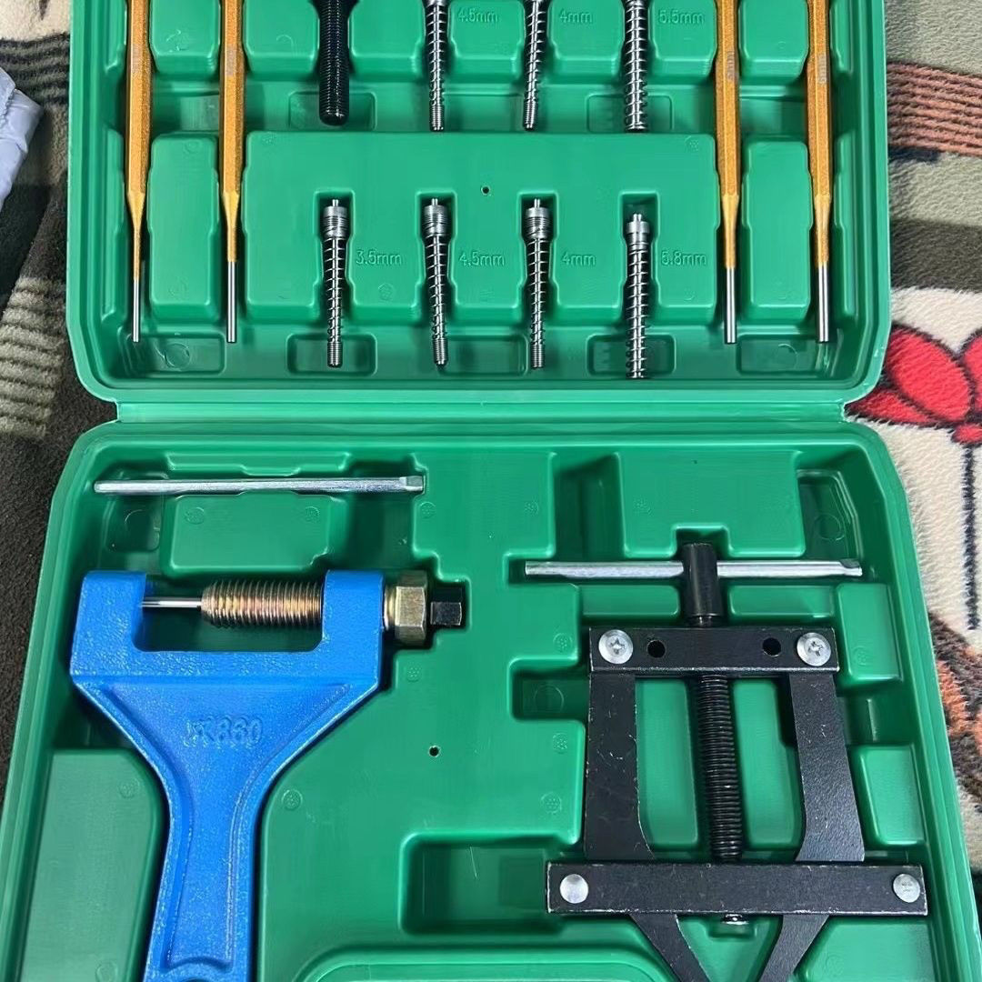拆链器紧链器截链器套装收割机链条摩托车山地公路车专用拆卸工具