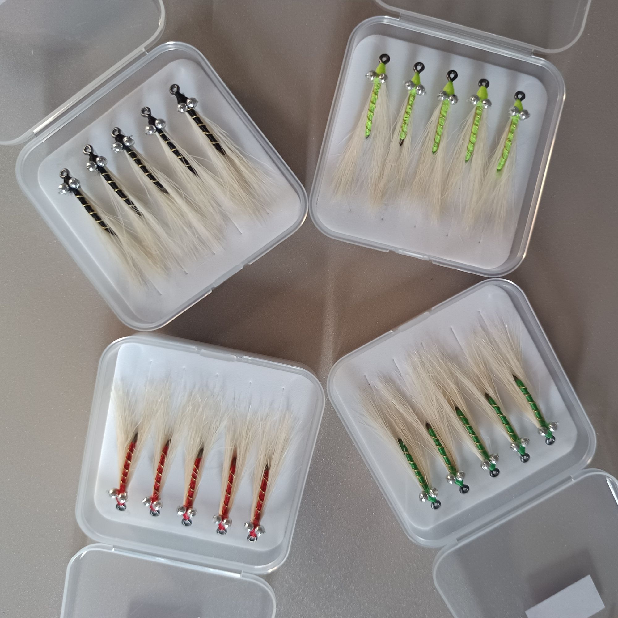 银眼羊毛钩冰丝虾微物路亚饵飞蝇钩生饵专钓翘嘴罗非鳡鱼青稍鳜鱼