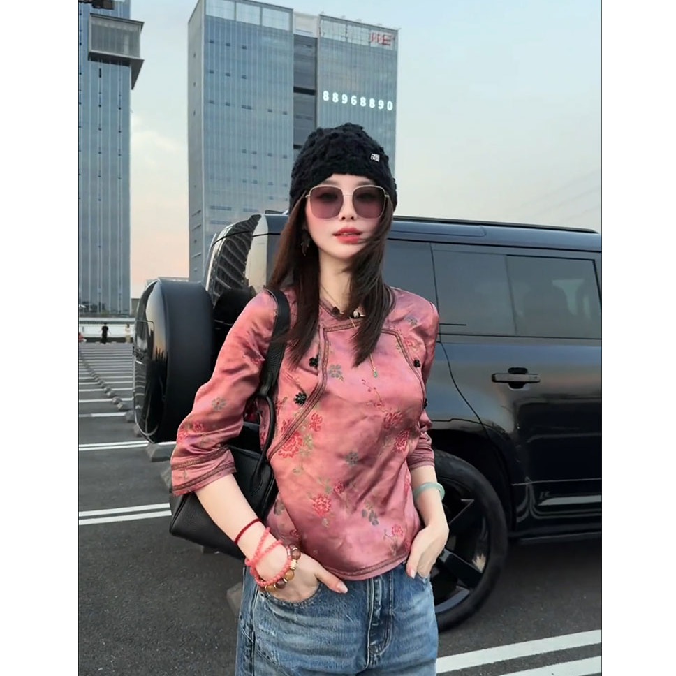 新中式女装国风上衣禅意打底复古高端精致唐装小衫女2025秋季新款