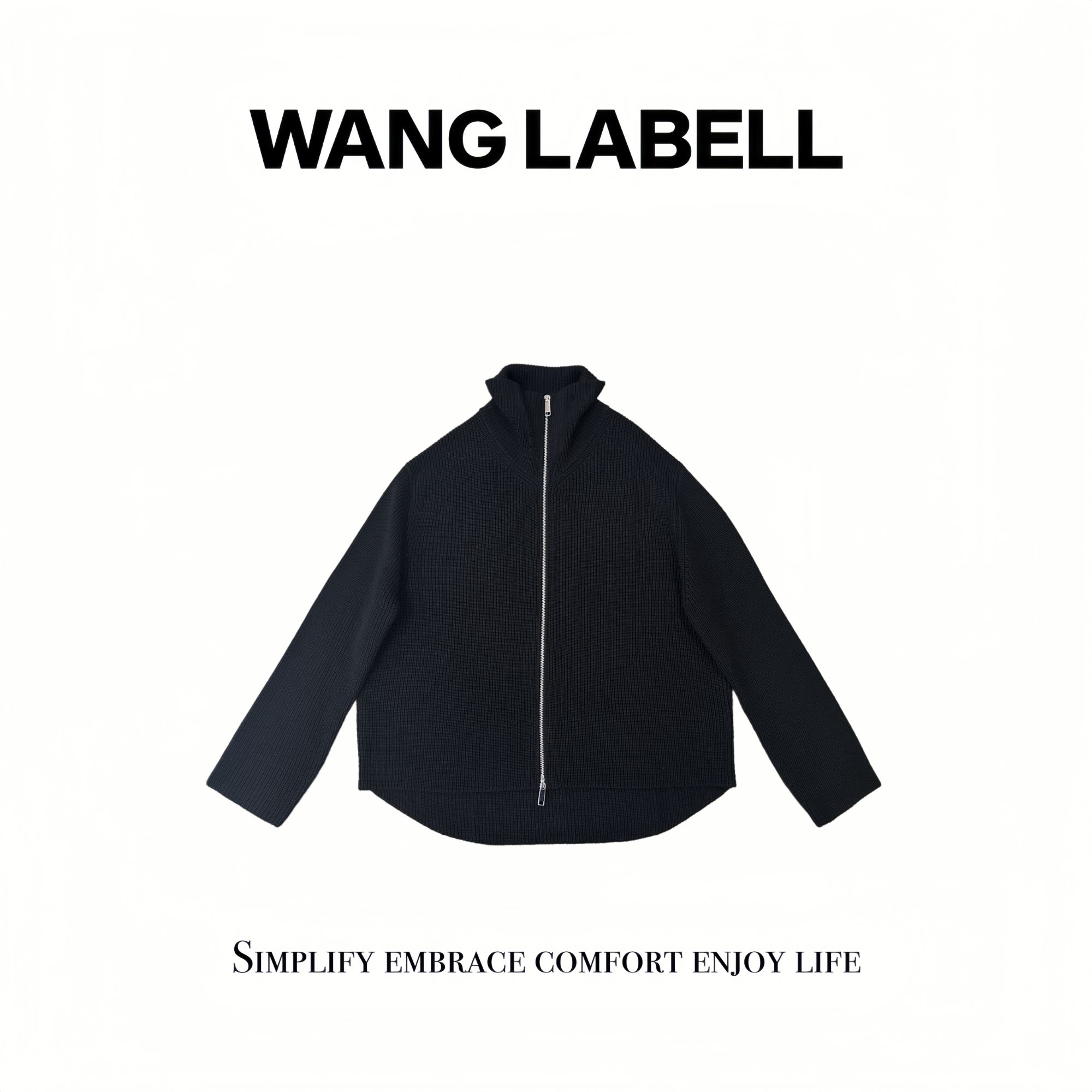 【秋】 |   “高克重”扬子纱线双头拉链开衫毛衣  针织百搭秋冬