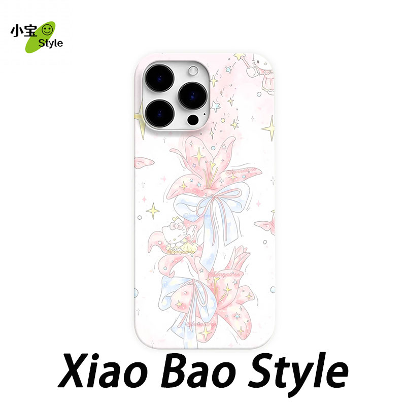 天使KT猫适用苹果16pro手机壳个性14/15创意13/12pro小米15p/华为