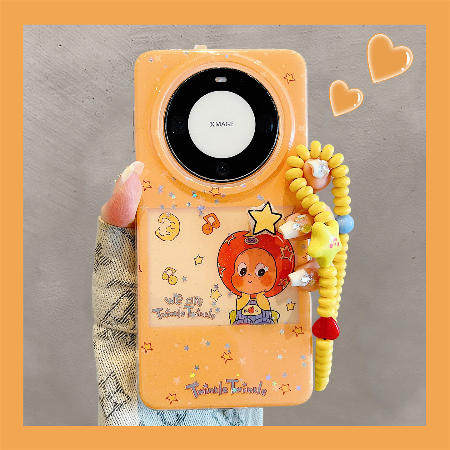 适用华为mate60pro+手机壳趣味可爱卡通星星人mate70pro防摔软壳
