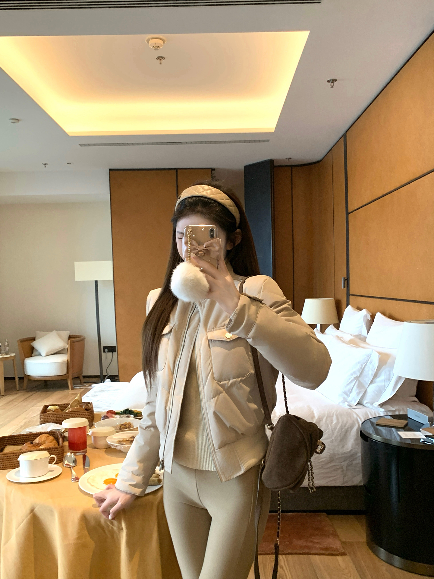 小个子立领保暖棉服女2025年冬季新款高级感气质短款加厚棉衣外套