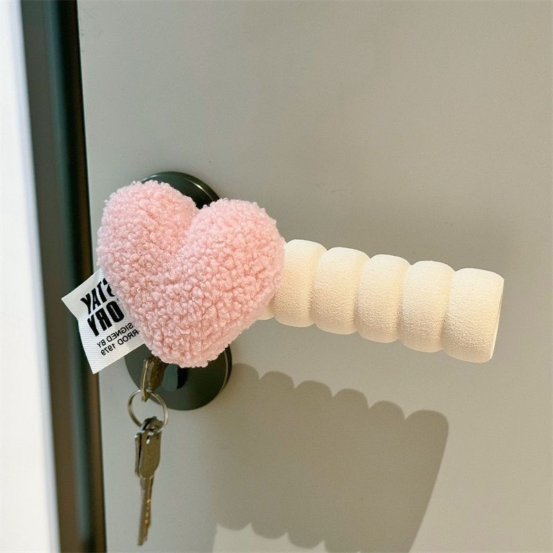 爱心防静电门把手保护套儿童宝宝卧室门防撞把手套ins房门装饰TJ