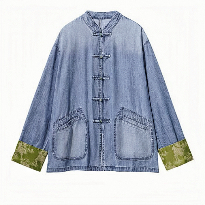 1277 「薄」衫藏雅韵，牛仔遇国风 莱塞尔天丝织就的轻薄牛仔外套