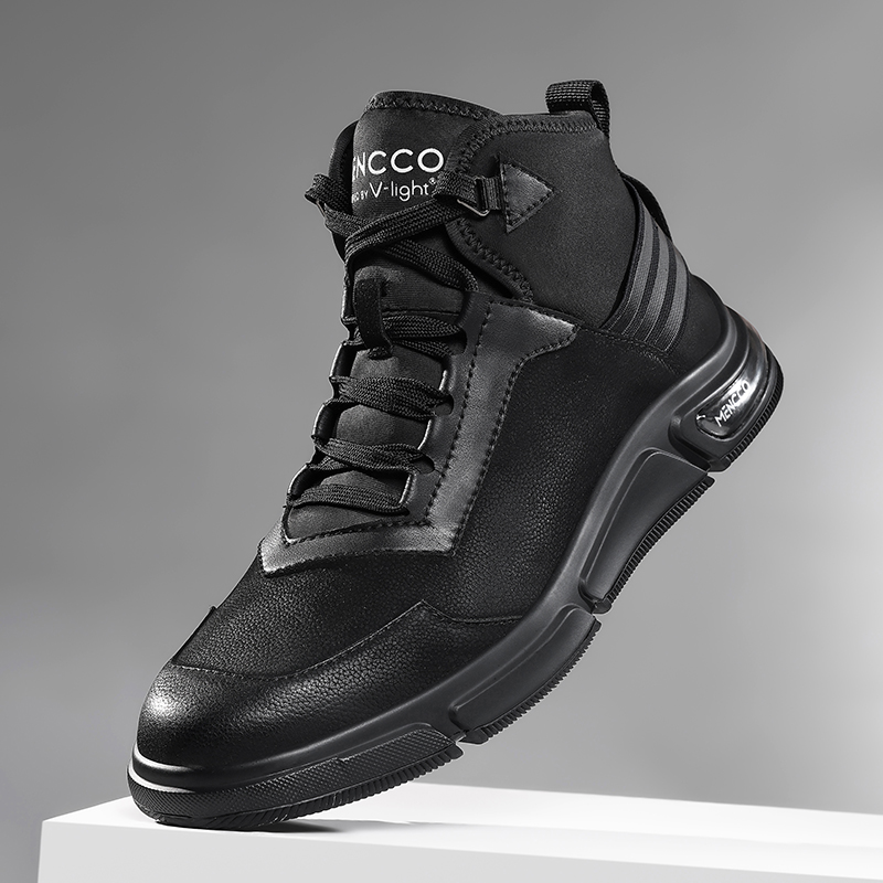 【靠谱的杰哥专属】全真皮黑色运动鞋运动休闲鞋板鞋1008